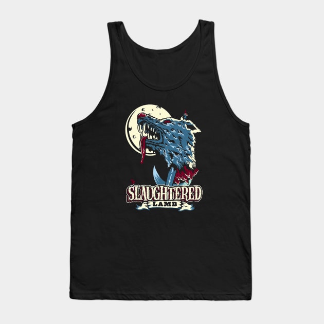 American Werewolf in London Scary Tank Top by WikiDikoShop